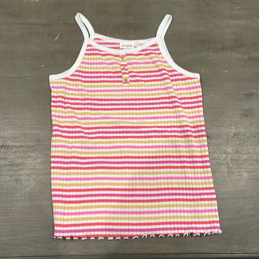 Cat & Jack stripped tank top worn once.